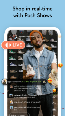 Capture d'écran de l'application Poshmark - #6