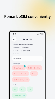 Capture d'écran de l'application 5ber.eSIM - #5