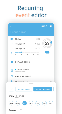 Capture d'écran de l'application Sectograph - #5