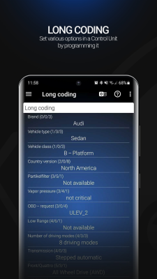 Capture d'écran de l'application OBDeleven VAG car diagnostics - #6