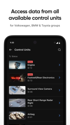 Capture d'écran de l'application OBDeleven - #3