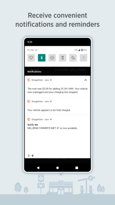 Capture d'écran de l'application ChargePoint - #5