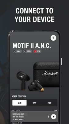 Capture d'écran de l'application Marshall Bluetooth - #2