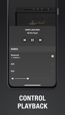 Capture d'écran de l'application Marshall Bluetooth - #3