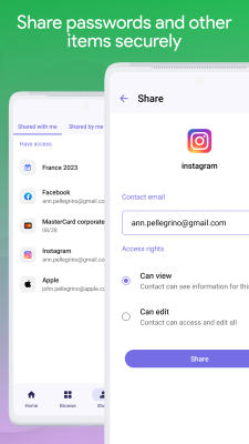 Capture d'écran de l'application pCloud Pass - #5