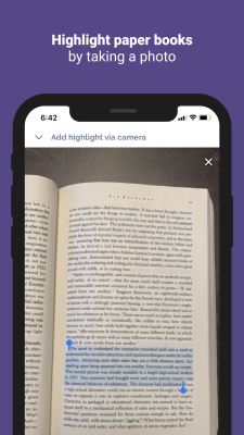 Capture d'écran de l'application Readwise - #3