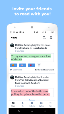Capture d'écran de l'application Glose - #1