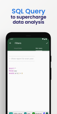 Capture d'écran de l'application Smart CSV - #5
