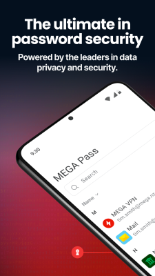Capture d'écran de l'application MEGA Pass Password Manager - #1
