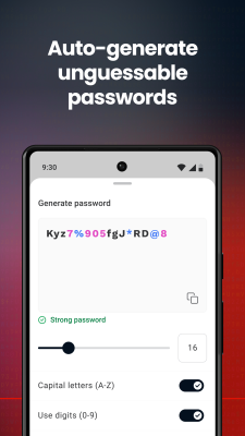 Capture d'écran de l'application MEGA Pass Password Manager - #4