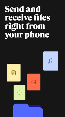 Capture d'écran de l'application WeTransfer : File Transfer - #1