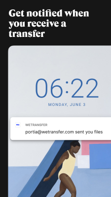 Capture d'écran de l'application WeTransfer : File Transfer - #3