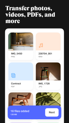 Capture d'écran de l'application WeTransfer : File Transfer - #5