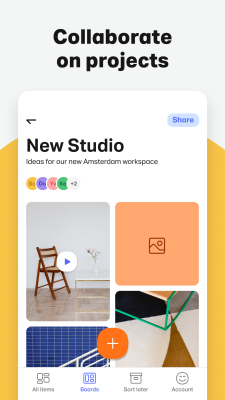 Capture d'écran de l'application Collect by WeTransfer - #4