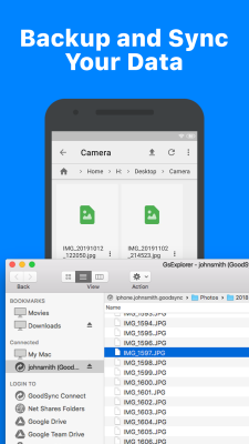 Capture d'écran de l'application GoodSync - #2