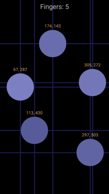 Capture d'écran de l'application Touch Screen Test - #3