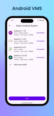 Capture d'écran de l'application Virtual Master - #1