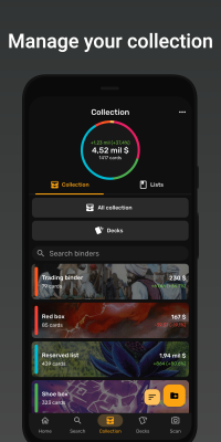 Capture d'écran de l'application ManaBox - #3