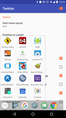 Capture d'écran de l'application Taskbar - #1