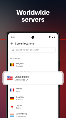 Capture d'écran de l'application MEGA VPN - #4