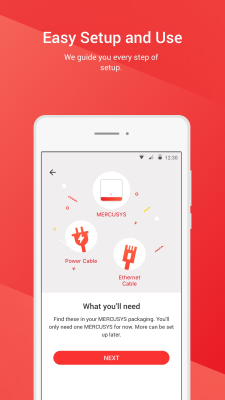 Capture d'écran de l'application MERCUSYS - #2