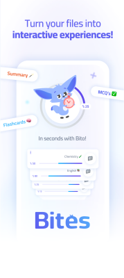 Capture d'écran de l'application Bites: AI-Powered Studying! - #1