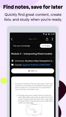 Capture d'écran de l'application Studocu - #5