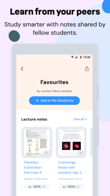 Capture d'écran de l'application Studocu - #6