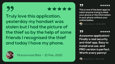 Capture d'écran de l'application CrookCatcher - #4