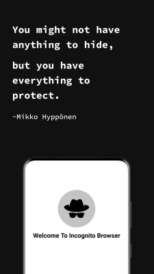 Capture d'écran de l'application Private Browser: Incognito App - #1