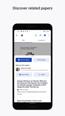 Capture d'écran de l'application Academia.edu - #5