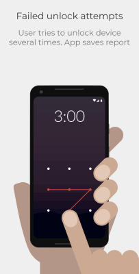 Capture d'écran de l'application WTMP — Who touched my phone? - #4