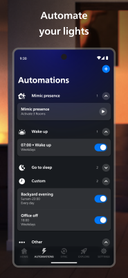 Capture d'écran de l'application Philips Hue - #7