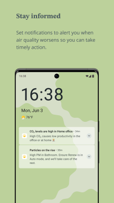 Capture d'écran de l'application Airthings - #6
