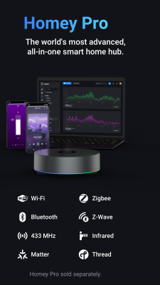 Capture d'écran de l'application Homey - #8