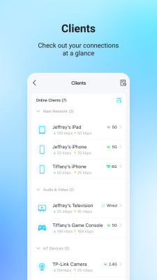 Capture d'écran de l'application TP-Link Tether - #3