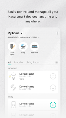 Capture d'écran de l'application Kasa Smart - #1
