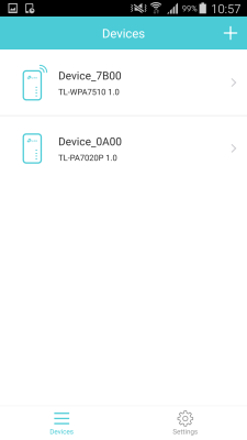 Capture d'écran de l'application tpPLC - #2