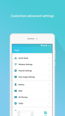 Capture d'écran de l'application tpMiFi - #3