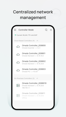 Capture d'écran de l'application TP-Link Omada - #1