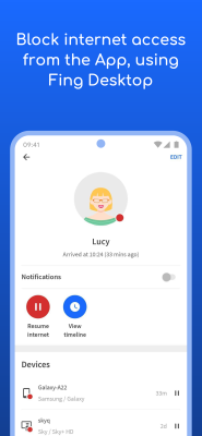 Capture d'écran de l'application Fing - #8