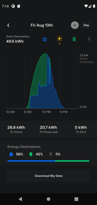 Capture d'écran de l'application Tesla - #5