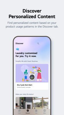 Capture d'écran de l'application LG ThinQ - #3