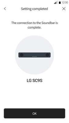 Capture d'écran de l'application LG Soundbar - #2