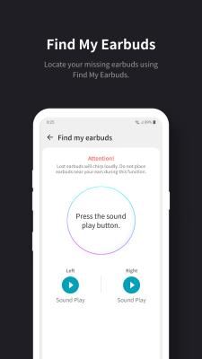 Capture d'écran de l'application LG TONE Free - #4