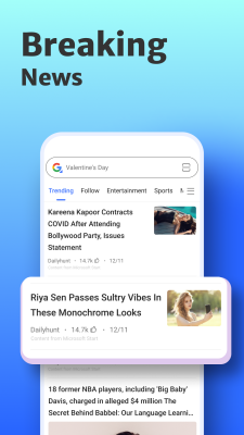 Capture d'écran de l'application Hola Browser - #7