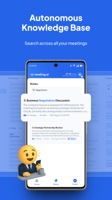 Capture d'écran de l'application Meeting.ai - #5