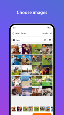 Capture d'écran de l'application SELPHY Photo Layout - #3