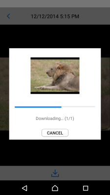 Capture d'écran de l'application Canon Connect Station - #4