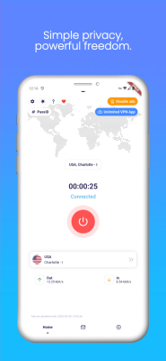 Capture d'écran de l'application Unlimited VPN - #1